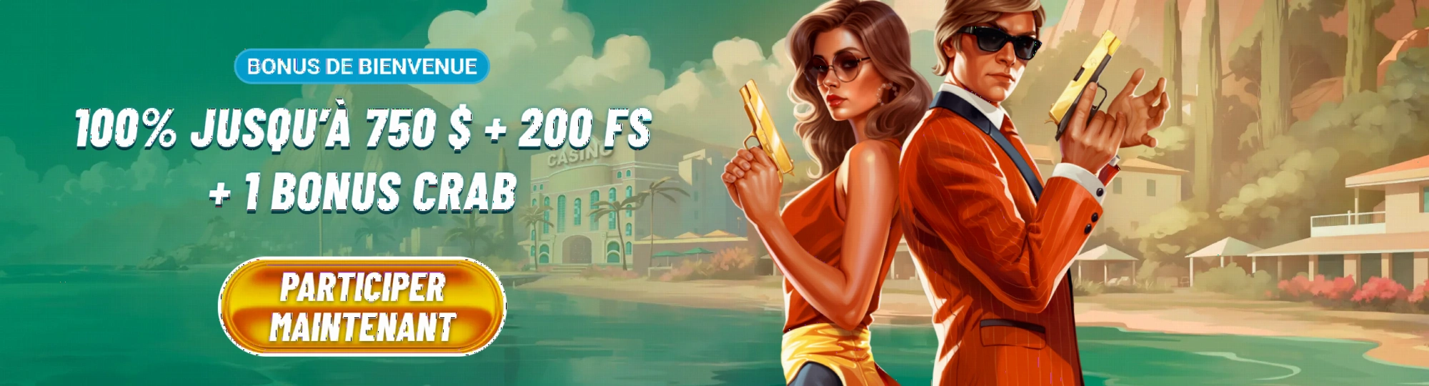 Bonus de bienvenue Vegasino Casino